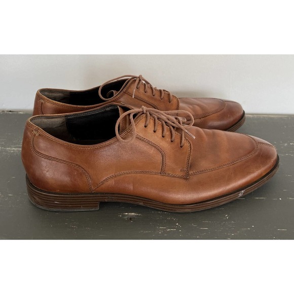 Cole Haan Grand Os Mens Brown Leather Lace Up Oxford Shoes Size 10M main image 5